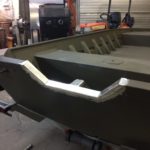 Boat transom modification- AFTER repair