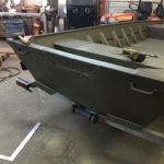 Boat Transom modification-Before