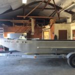Aluminum Boat before cab was added